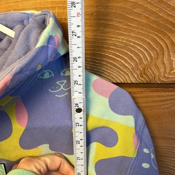 Teddy‎ Fresh Rip N Dip Camo Hoodie S norm Teddy unisex multicolored cat camo Y2K - Picture 5 of 9